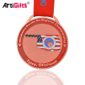 Promotional metal beautiful custom trophies and medals china